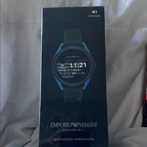 Emporio Armani Black Smartwatch Modern Wearable